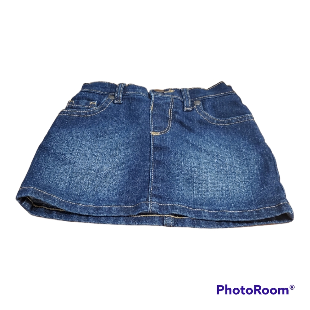 The Children's Place Denim Skirt with Built in Shorts 18-24M (months)